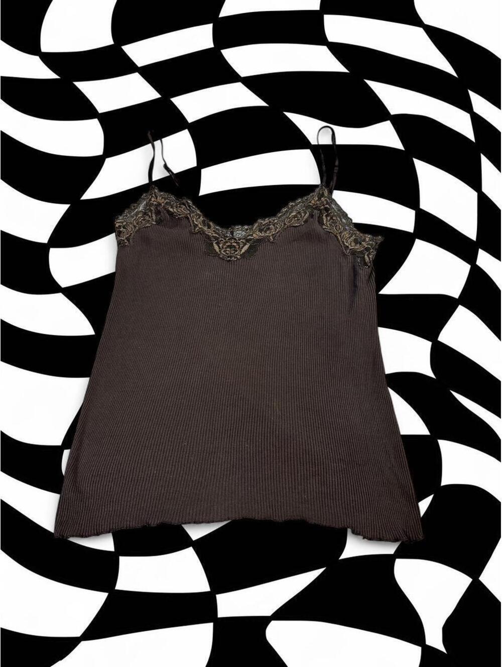 Banana Republic brown ribbed tank top